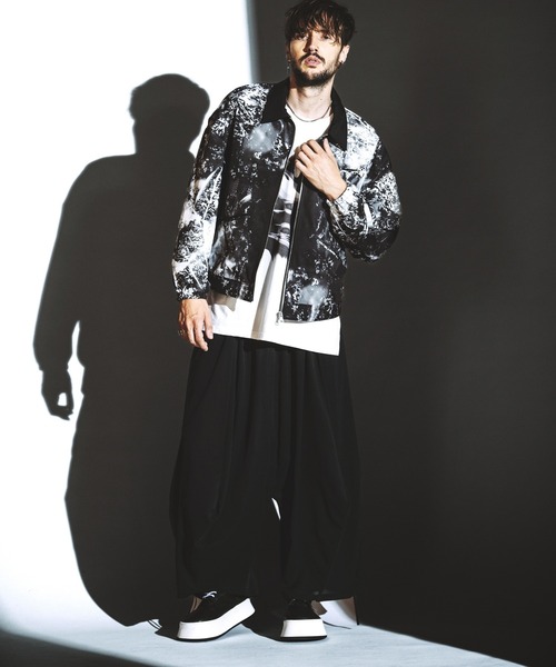 NO ID.(ノーアイディ)の「【NO ID.】Big Swing Top Blouson / ビッグ スイング トップ ブルゾン(ブルゾン・メンズ・ブラック/グレー/その他22・ONE SIZE)」の7枚目の写真