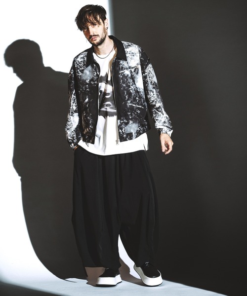 NO ID.(ノーアイディ)の「【NO ID.】Big Swing Top Blouson / ビッグ スイング トップ ブルゾン(ブルゾン・メンズ・ブラック/グレー/その他22・ONE SIZE)」の8枚目の写真