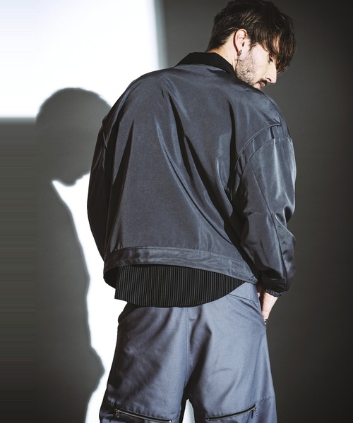 NO ID.(ノーアイディ)の「【NO ID.】Big Swing Top Blouson / ビッグ スイング トップ ブルゾン(ブルゾン・メンズ・ブラック/グレー/その他22・ONE SIZE)」の11枚目の写真