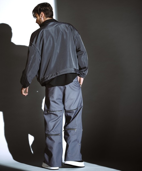 NO ID.(ノーアイディ)の「【NO ID.】Big Swing Top Blouson / ビッグ スイング トップ ブルゾン(ブルゾン・メンズ・ブラック/グレー/その他22・ONE SIZE)」の6枚目の写真