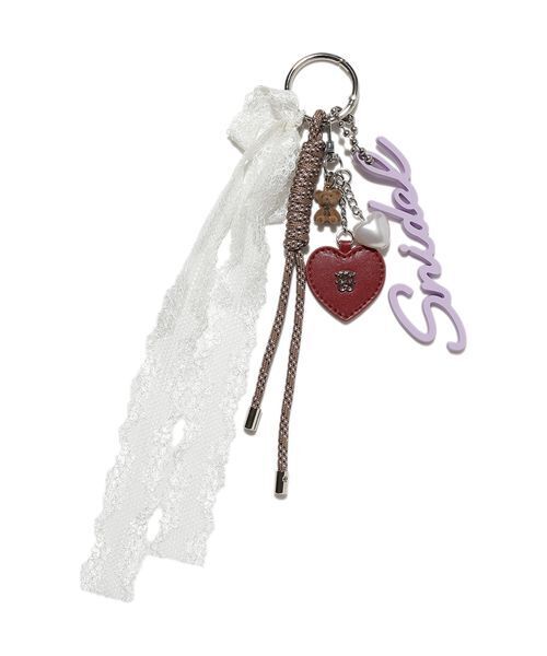 SNIDEL(スナイデル)の「ラバーロゴチャーム(チャーム・レディース・マスタード/ラベンダー/ホワイト・F)」の17枚目の写真