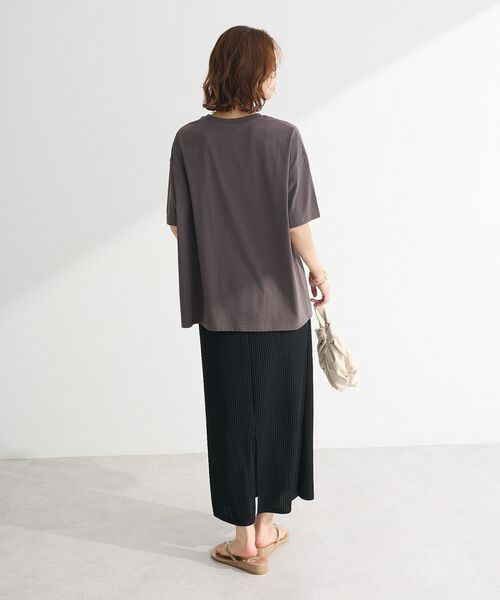 Sugar spoon（シュガースプーン）の「・SUGAR SPOON トロンプルイユTEE（Tシャツ/カットソー・レディース・オフホワイト/チャコールグレー/レッド・FREE）」の7枚目の写真