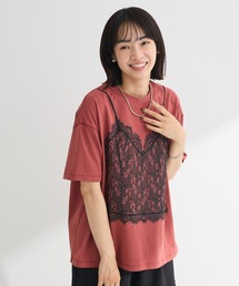 Sugar spoon（シュガースプーン）の「・SUGAR SPOON トロンプルイユTEE（Tシャツ/カットソー）」