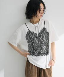 Sugar spoon | ・SUGAR SPOON トロンプルイユTEE(Tシャツ/カットソー)