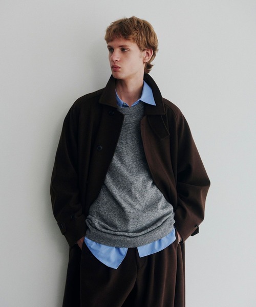 LOWRYS FARM（ローリーズファーム）の「【LFM(U)】ハイゲージニットクループルオーバー　 593283（ニット/セーター・メンズ・ピンク/ブラック/グレー・FREE）」の4枚目の写真