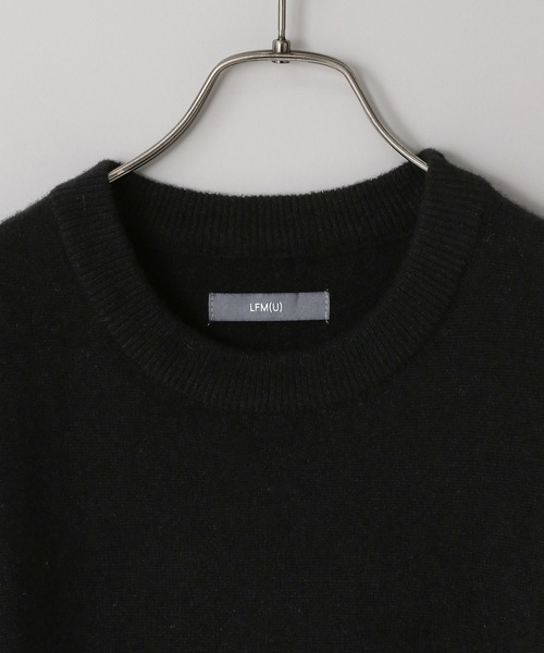 LOWRYS FARM（ローリーズファーム）の「【LFM(U)】ハイゲージニットクループルオーバー　 593283（ニット/セーター・メンズ・ピンク/ブラック/グレー・FREE）」の11枚目の写真