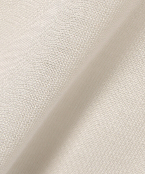 FREAK'S STORE（フリークスストア）の「シアー リンガーロゴTシャツ（Tシャツ/カットソー・レディース・ブラウン/グレー/オフホワイト・ﾌﾘ-）」の8枚目の写真