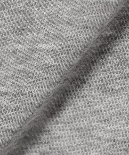 FREAK'S STORE（フリークスストア）の「シアー リンガーロゴTシャツ（Tシャツ/カットソー・レディース・ブラウン/グレー/オフホワイト・ﾌﾘ-）」の7枚目の写真