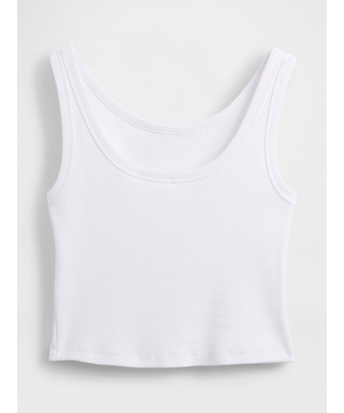 セール】ウォッシュド リブ クロップド タンクトップ（タンク
