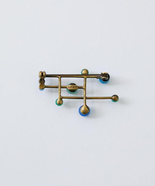 LOISIR（ロワズィール）の「ステンドグラスモチーフ天然石ブローチ（ブローチ/コサージュ・レディース・グリーン系その他/レッド系その他・FREE）」の6枚目の写真