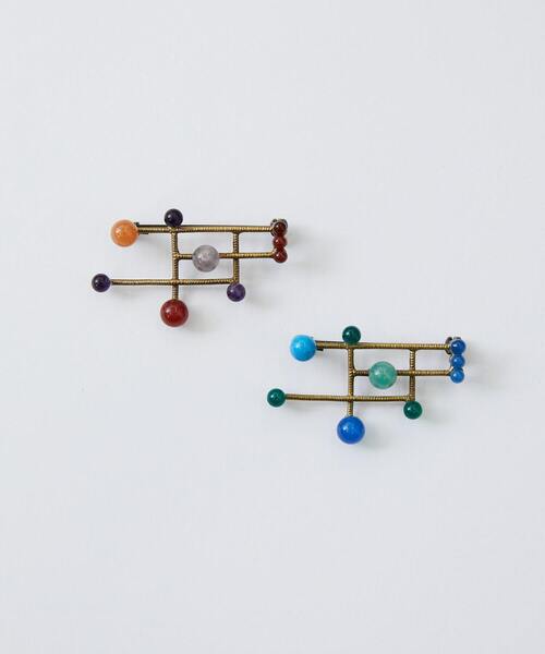 LOISIR（ロワズィール）の「ステンドグラスモチーフ天然石ブローチ（ブローチ/コサージュ・レディース・グリーン系その他/レッド系その他・FREE）」の7枚目の写真