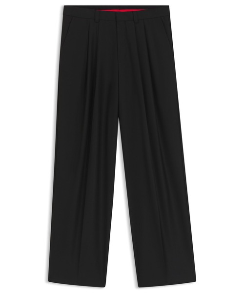 HUGO(ヒューゴ)の「モダンフィットパンツ ウールブレンドツイル(その他パンツ・メンズ・ブラック・44/48/46/54/52/50)」の6枚目の写真