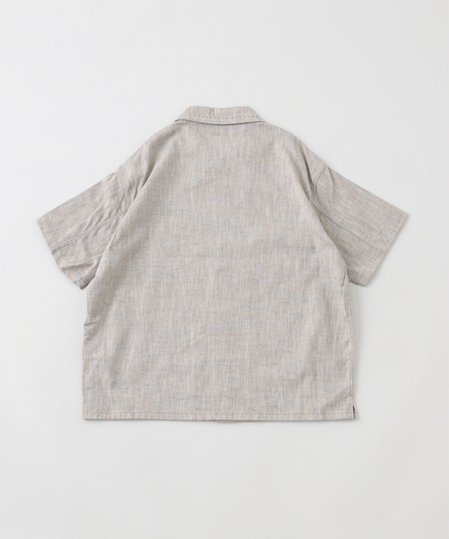 FILL THE BILL(フィルザビル)の「FILL THE BILL / フィルザビル PALM BEACH SHIRT 307-251003(シャツ/ブラウス・メンズ・ベージュ・MEDIUM/LARGE)」の2枚目の写真