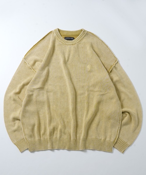 ✨️完売＆人気商品✨️sedacle ヴィンテージライクストーンウオッシュニット sedacle（セダクル）の「ヴィンテージライクストーンウォッシュ