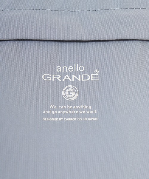 anello GRANDE(アネログランデ)の「anelloGRANDE モイストショルダーバッグ(ショルダーバッグ・メンズ・アイボリー/ブラック/グレイッシュベージュ/グレイッシュブルー・FREE)」の9枚目の写真