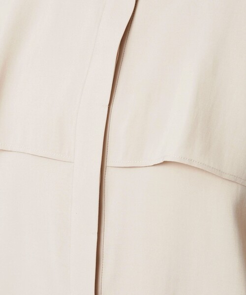 BEAUTY&YOUTH UNITED ARROWS(ビューティーアンドユースユナイテッドアローズ)の「【WEB限定 Wardrobe DAILY MINIMAL】フリルレイヤーブラウス ウォッシャブル(シャツ/ブラウス・レディース・ベージュ/ダークブラウン/オフホワイト・FREE)」の20枚目の写真