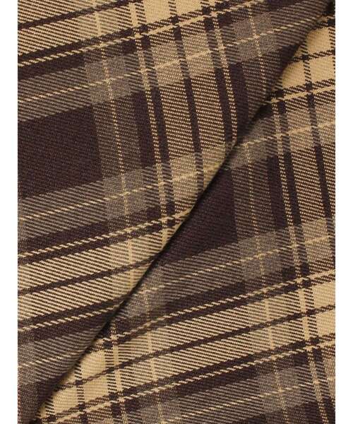 EATME（イートミー）の「チェックミニスカート（スカート・レディース・キャメル/ネイビー・SMALL/MEDIUM）」の7枚目の写真