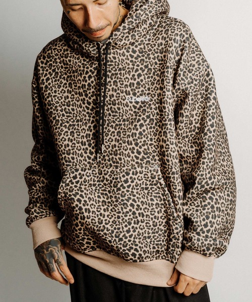 Subciety（サブサエティ）の「Patterned hoodie（パーカー・メンズ・ブラック/カモフラージュ/レオパード/ブラック系その他・X-LARGE/LARGE/MEDIUM/SMALL）」の4枚目の写真