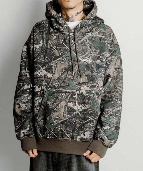 Subciety（サブサエティ）の「Patterned hoodie（パーカー・メンズ・ブラック/カモフラージュ/レオパード/ブラック系その他・X-LARGE/LARGE/MEDIUM/SMALL）」の3枚目の写真