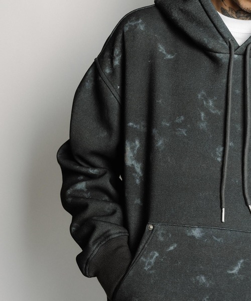 Subciety（サブサエティ）の「Patterned hoodie（パーカー・メンズ・ブラック/カモフラージュ/レオパード/ブラック系その他・X-LARGE/LARGE/MEDIUM/SMALL）」の13枚目の写真