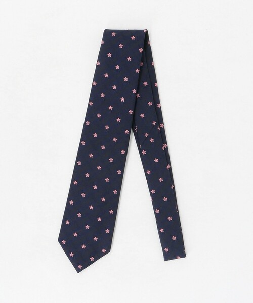 green label relaxing(グリーンレーベルリラクシング)の「GLR ジャパン タンゴ 8.0cm コモン2 ネクタイ(ネクタイ・メンズ・ネイビー/ダークブラウン・FREE)」の3枚目の写真