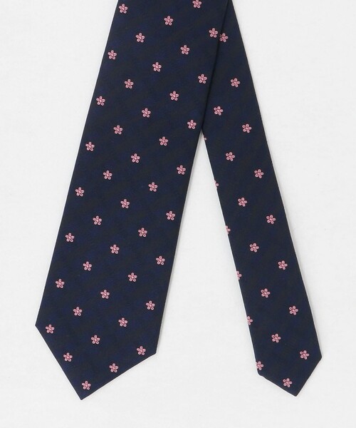 green label relaxing(グリーンレーベルリラクシング)の「GLR ジャパン タンゴ 8.0cm コモン2 ネクタイ(ネクタイ・メンズ・ネイビー/ダークブラウン・FREE)」の4枚目の写真