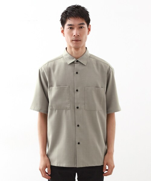 THE SHOP TK （ザ ショップ ティーケー ）の「【ご好評につき再入荷！】ドライポリシャツ　洗濯機OK（シャツ/ブラウス・メンズ・チャコールグレー/ブルー/ベージュ・02/03/04）」の10枚目の写真