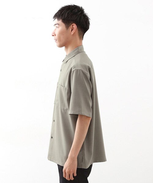 THE SHOP TK （ザ ショップ ティーケー ）の「【ご好評につき再入荷！】ドライポリシャツ　洗濯機OK（シャツ/ブラウス・メンズ・チャコールグレー/ブルー/ベージュ・02/03/04）」の9枚目の写真