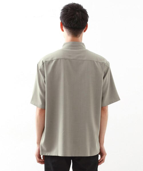 THE SHOP TK （ザ ショップ ティーケー ）の「【ご好評につき再入荷！】ドライポリシャツ　洗濯機OK（シャツ/ブラウス・メンズ・チャコールグレー/ブルー/ベージュ・02/03/04）」の8枚目の写真