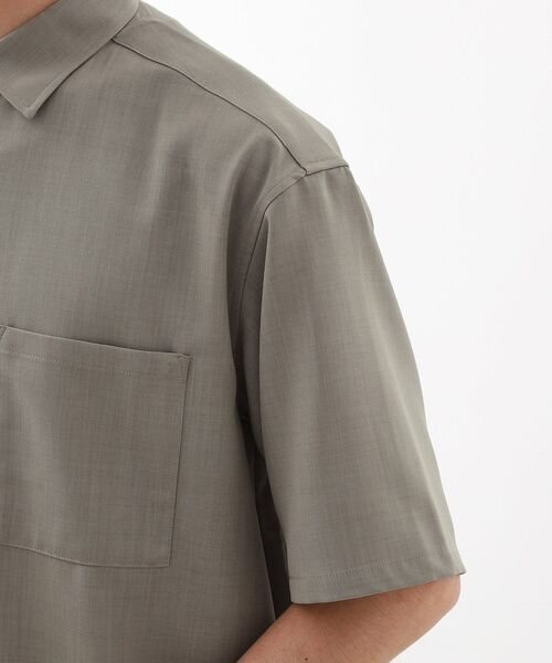 THE SHOP TK （ザ ショップ ティーケー ）の「【ご好評につき再入荷！】ドライポリシャツ　洗濯機OK（シャツ/ブラウス・メンズ・チャコールグレー/ブルー/ベージュ・02/03/04）」の6枚目の写真