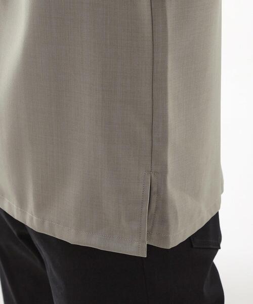 THE SHOP TK （ザ ショップ ティーケー ）の「【ご好評につき再入荷！】ドライポリシャツ　洗濯機OK（シャツ/ブラウス・メンズ・チャコールグレー/ブルー/ベージュ・02/03/04）」の4枚目の写真