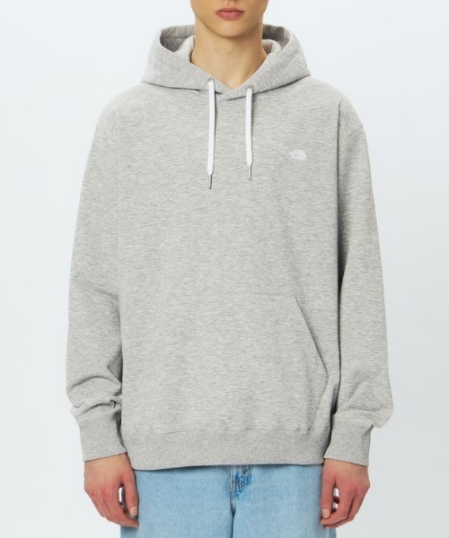 THE NORTH FACE(ザノースフェイス)の「THE NORTH FACE (ザ・ノース・フェイス)Small Logo heather Sweat Hoodie NT62531(パーカー・メンズ・ブラック/グレー・L/M/XL)」の3枚目の写真