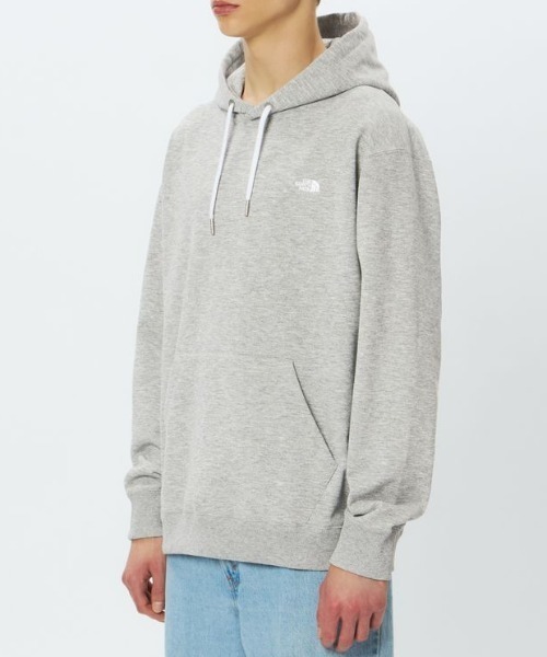 THE NORTH FACE(ザノースフェイス)の「THE NORTH FACE (ザ・ノース・フェイス)Small Logo heather Sweat Hoodie NT62531(パーカー・メンズ・ブラック/グレー・L/M/XL)」の4枚目の写真