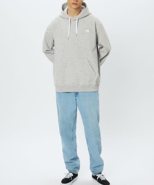 THE NORTH FACE(ザノースフェイス)の「THE NORTH FACE (ザ・ノース・フェイス)Small Logo heather Sweat Hoodie NT62531(パーカー・メンズ・ブラック/グレー・L/M/XL)」の6枚目の写真