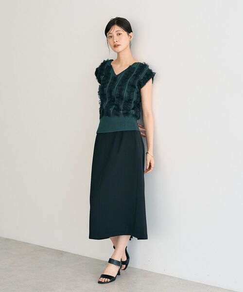 YECCA VECCA（イェッカヴェッカ）の「ポケットデザインナロースカート（スカート・レディース・ライトベージュ/テラコッタ/ブラック・S/M）」の20枚目の写真