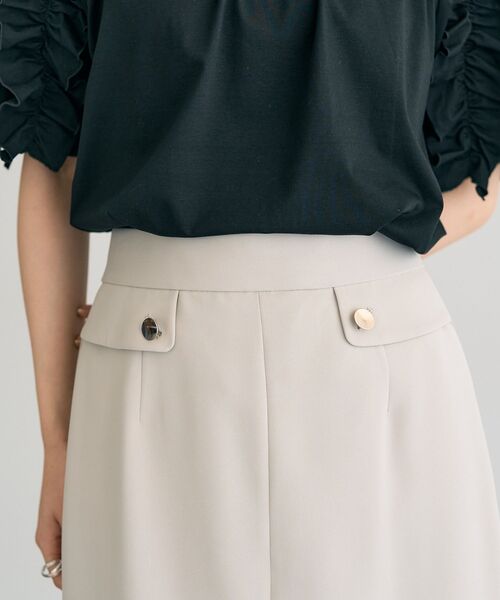 YECCA VECCA（イェッカヴェッカ）の「ポケットデザインナロースカート（スカート・レディース・ライトベージュ/テラコッタ/ブラック・S/M）」の12枚目の写真