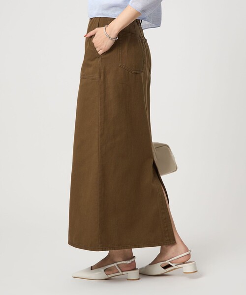 【値下げ中】ベルティカルデニムスカート デニムマキシスカート | CAPRICIEUX LE'MAGE(カプリシュレマージュ