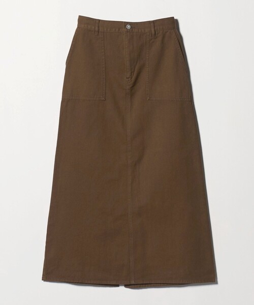 green label relaxing（グリーンレーベルリラクシング）の「デニム スカート（デニムスカート・レディース・ブラウン系/コバルトブルー・36/38）」の14枚目の写真