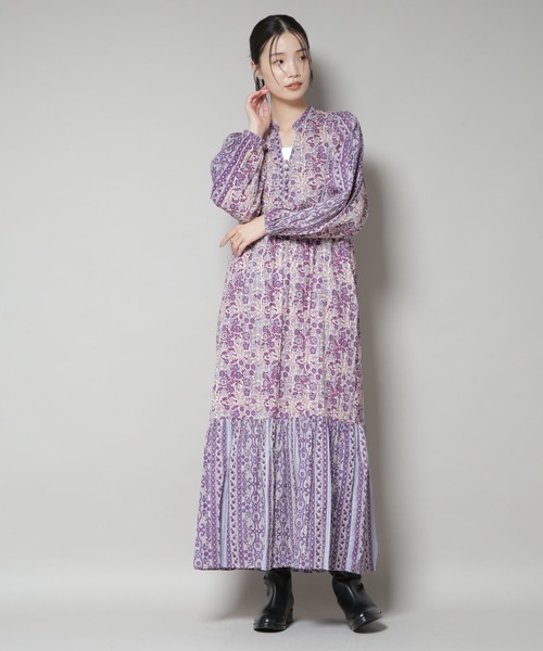 Sara mallika/FLOWER PRINT YOKE DRESS（ワンピース）｜sara