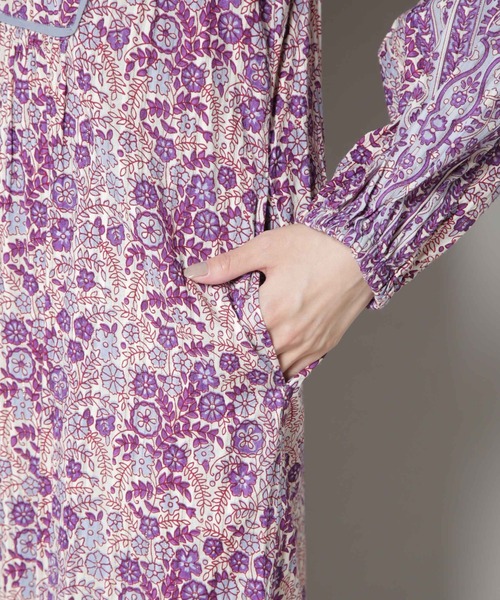 Sara mallika/FLOWER PRINT YOKE DRESS（ワンピース）｜sara