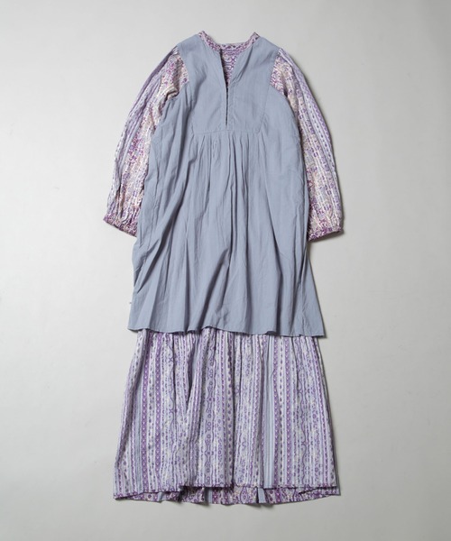 ワンピース Sara mallikaCottonJacquardFlowerPrint Sara mallikaCottonJacquardFlowerPrint - メルカリ