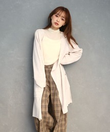 CECIL McBEE（セシルマクビー）の「ウール混ミラノリブカーディガン（ニット/セーター）」