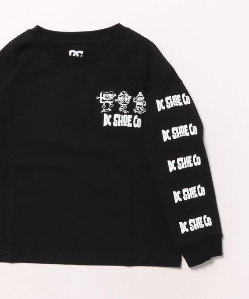 DC（ディーシー）の「DC/ディーシー 25 KD PLAY TIME LS キッズ ロンT YLT254520（Tシャツ/カットソー・キッズ・ブラック/ベージュ/ホワイト・100cm/110cm/120cm/130cm/140cm/150cm/160cm）」の4枚目の写真