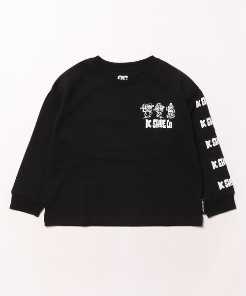 DC（ディーシー）の「DC/ディーシー 25 KD PLAY TIME LS キッズ ロンT YLT254520（Tシャツ/カットソー・キッズ・ブラック/ベージュ/ホワイト・100cm/110cm/120cm/130cm/140cm/150cm/160cm）」の5枚目の写真