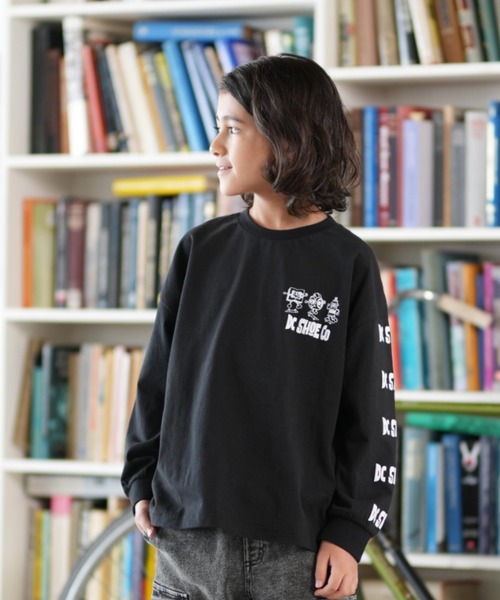 DC（ディーシー）の「DC/ディーシー 25 KD PLAY TIME LS キッズ ロンT YLT254520（Tシャツ/カットソー・キッズ・ブラック/ベージュ/ホワイト・100cm/110cm/120cm/130cm/140cm/150cm/160cm）」の12枚目の写真