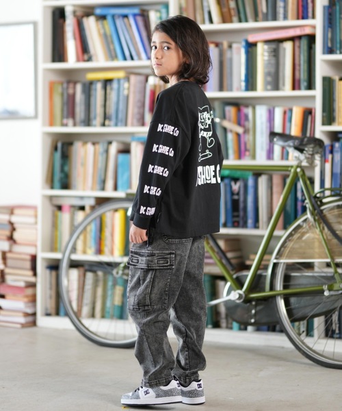 DC（ディーシー）の「DC/ディーシー 25 KD PLAY TIME LS キッズ ロンT YLT254520（Tシャツ/カットソー・キッズ・ブラック/ベージュ/ホワイト・100cm/110cm/120cm/130cm/140cm/150cm/160cm）」の17枚目の写真
