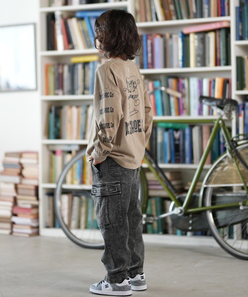 DC（ディーシー）の「DC/ディーシー 25 KD PLAY TIME LS キッズ ロンT YLT254520（Tシャツ/カットソー・キッズ・ブラック/ベージュ/ホワイト・100cm/110cm/120cm/130cm/140cm/150cm/160cm）」の13枚目の写真