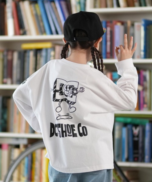 DC（ディーシー）の「DC/ディーシー 25 KD PLAY TIME LS キッズ ロンT YLT254520（Tシャツ/カットソー・キッズ・ブラック/ベージュ/ホワイト・100cm/110cm/120cm/130cm/140cm/150cm/160cm）」の8枚目の写真