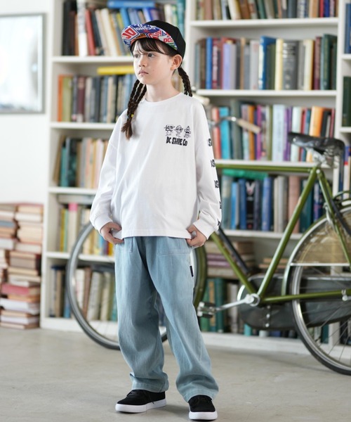 DC（ディーシー）の「DC/ディーシー 25 KD PLAY TIME LS キッズ ロンT YLT254520（Tシャツ/カットソー・キッズ・ブラック/ベージュ/ホワイト・100cm/110cm/120cm/130cm/140cm/150cm/160cm）」の14枚目の写真