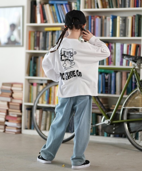 DC（ディーシー）の「DC/ディーシー 25 KD PLAY TIME LS キッズ ロンT YLT254520（Tシャツ/カットソー・キッズ・ブラック/ベージュ/ホワイト・100cm/110cm/120cm/130cm/140cm/150cm/160cm）」の6枚目の写真